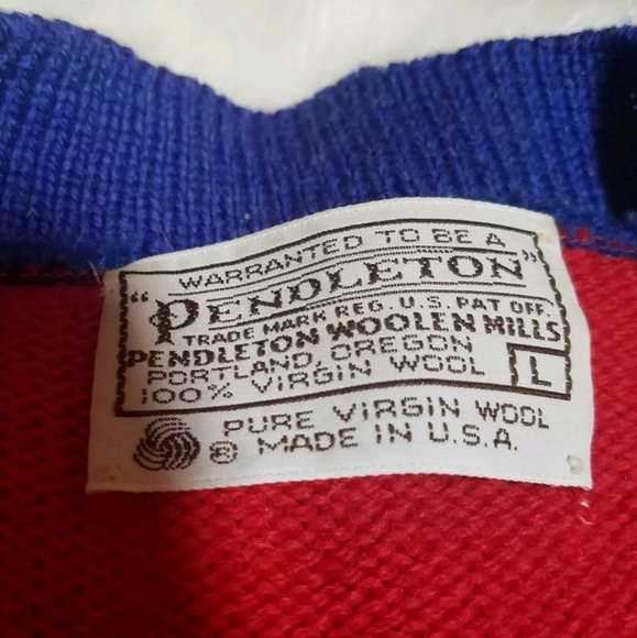 Pendleton Vtg Vest Colorblock Rare - Picture 7 of 8
